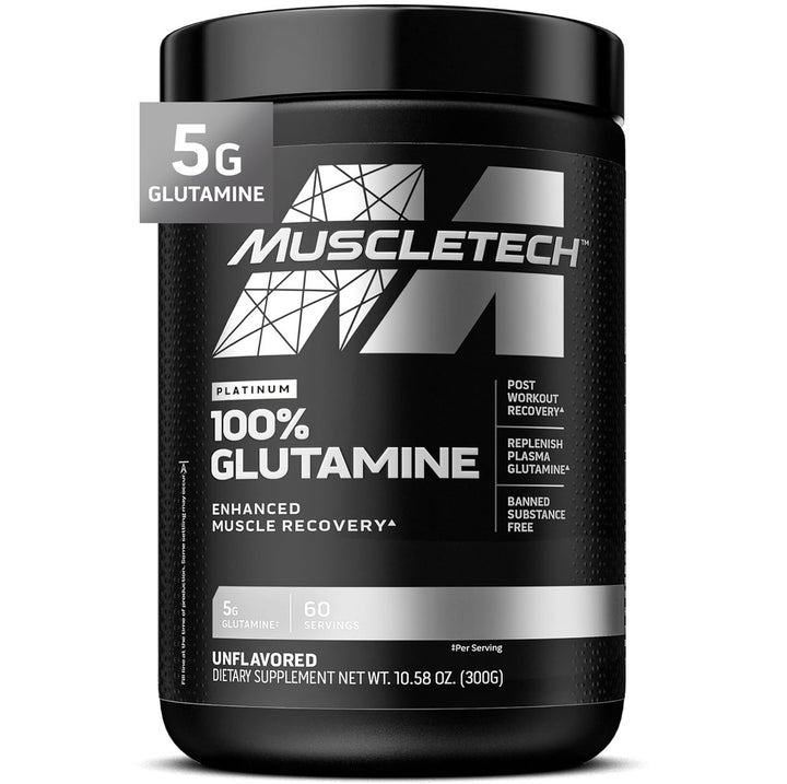 Platinum 100% Glutamine by MuscleTech — Ultra-Pure Post-Workout Recovery