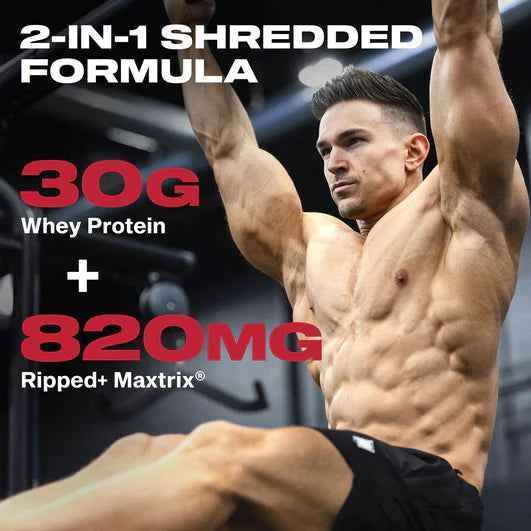 Muscletech Nitro Tech Ripped Lean Protein & Weight Loss, Chocolate Fudge Brownie, 4 LB